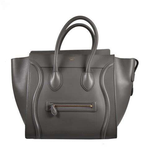 celine tasche grau|Celine.